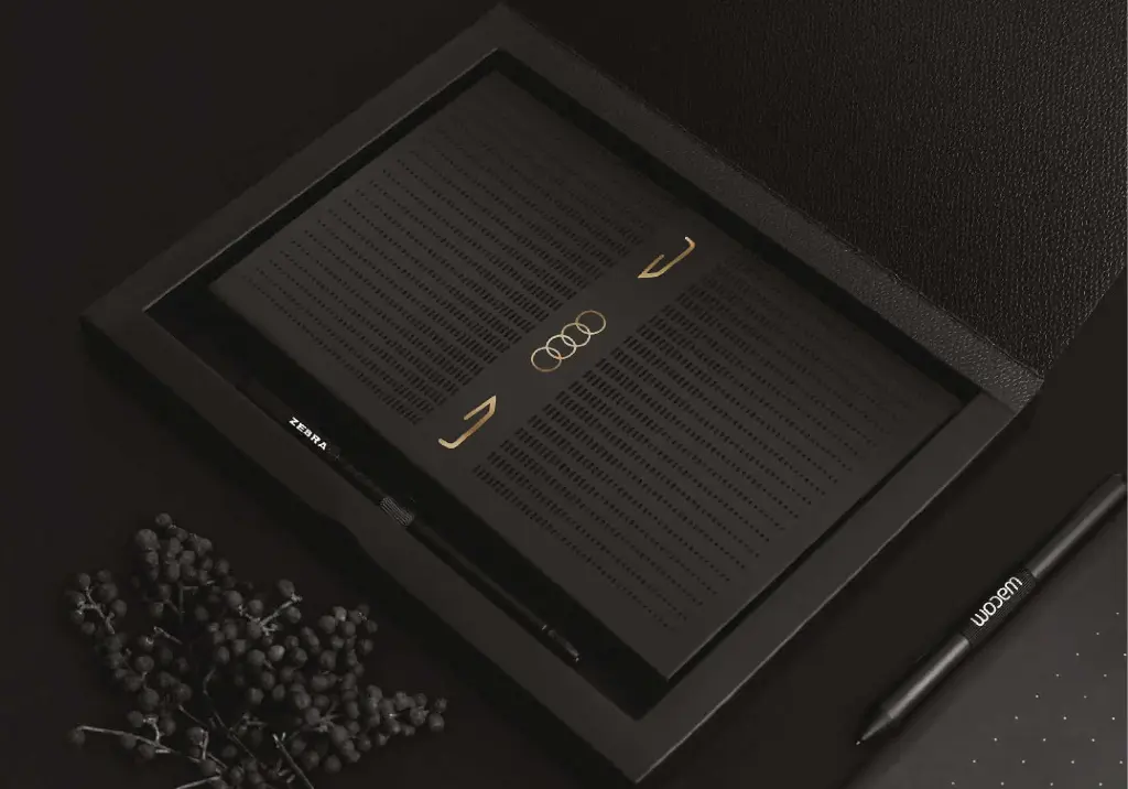 سررسید مشکی لیزری 