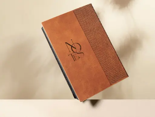 سررسید جلد نرم برجسته زئوس طرح فندی عمودی  