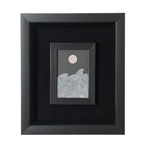 تابلو ماه و دریا 35*30 